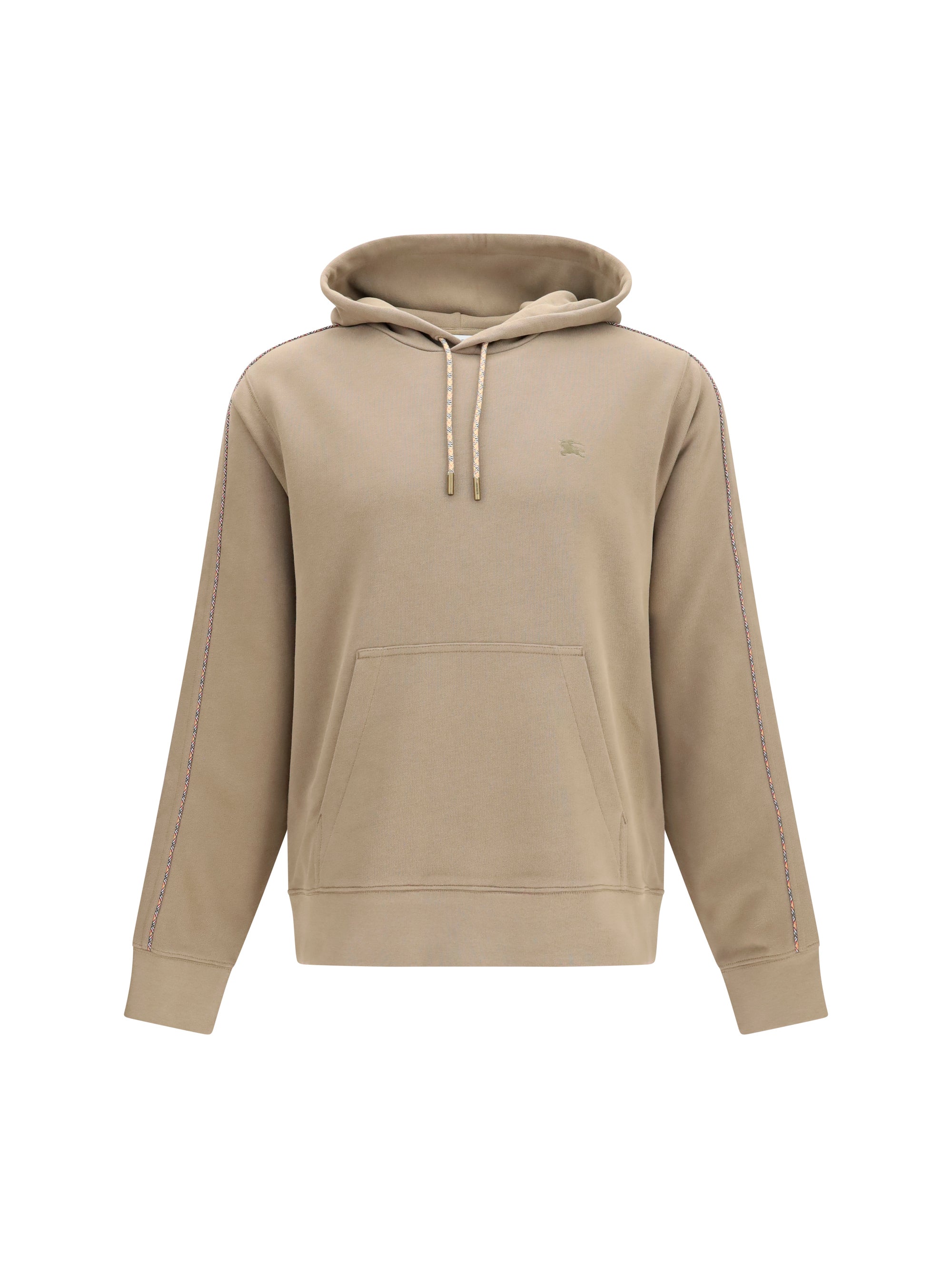 Archive Check Hoodie — Beige
