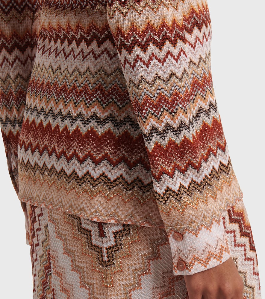 Missoni Zigzag lamé shirt
