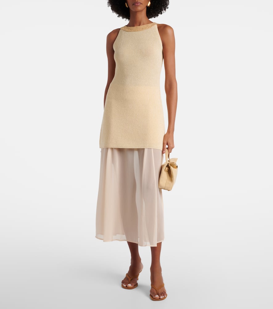 Knitted midi dress