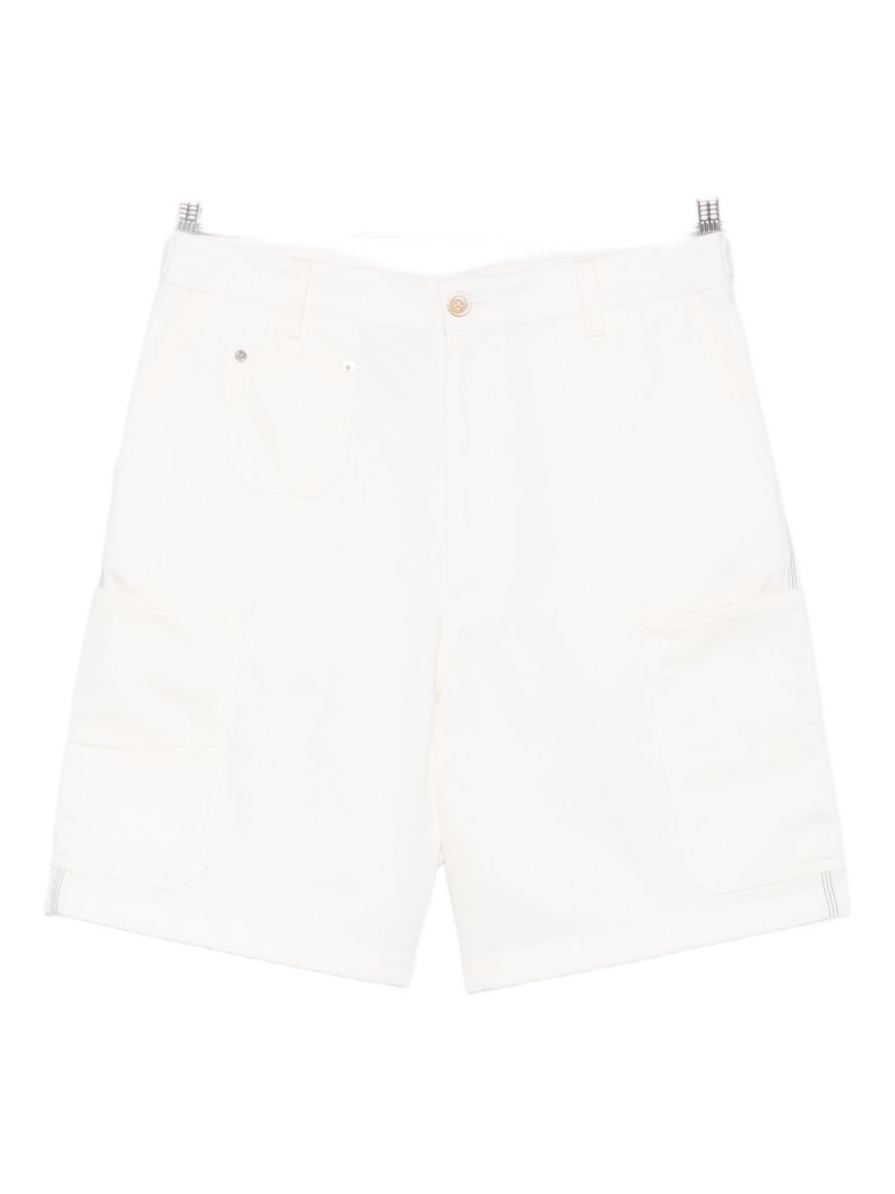 Denim cargo shorts