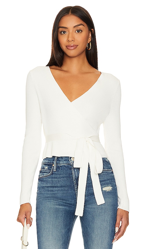 525 Kira Top in Cream. -  S also in L