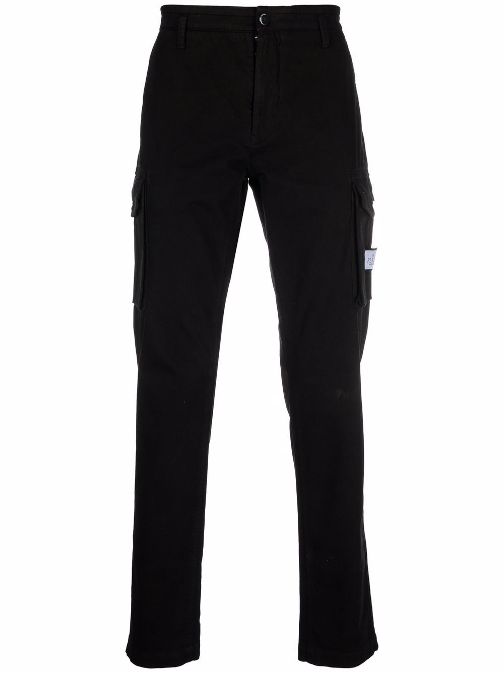 Slim-fit cargo trousers - Black