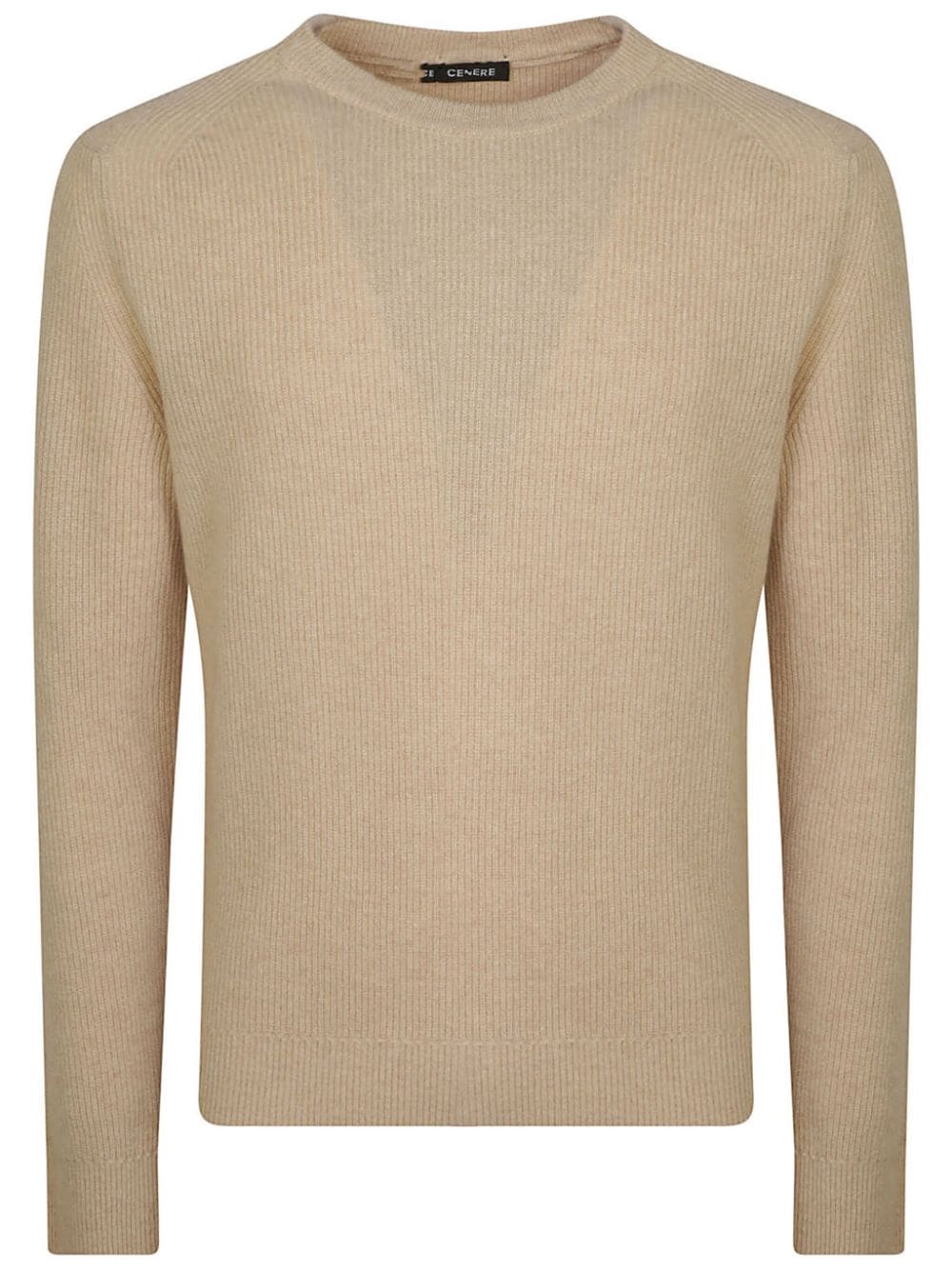 Ribbed-knit jumper - Neutrals