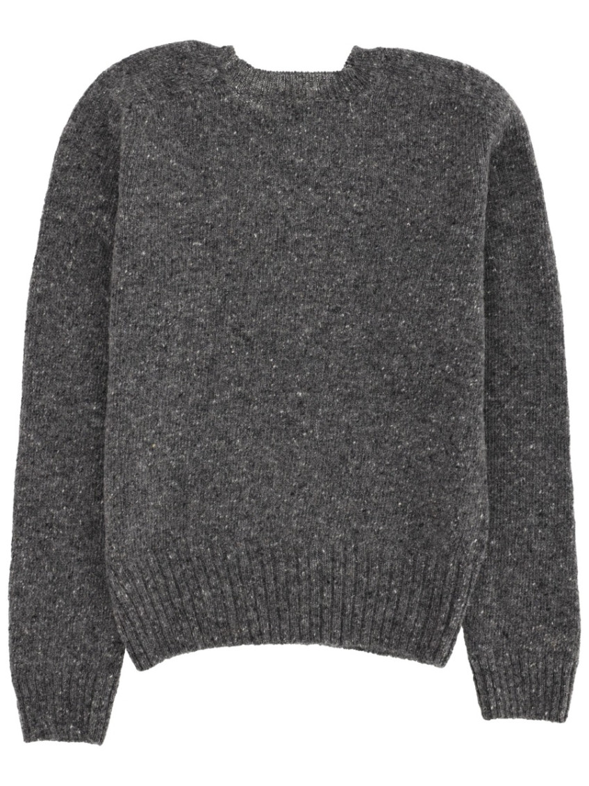 JW Anderson - crew neck knitwear featuring embroidery detai