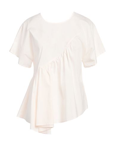 Woman Top Ivory Size 6 Cotton, Polyamide, Elastane