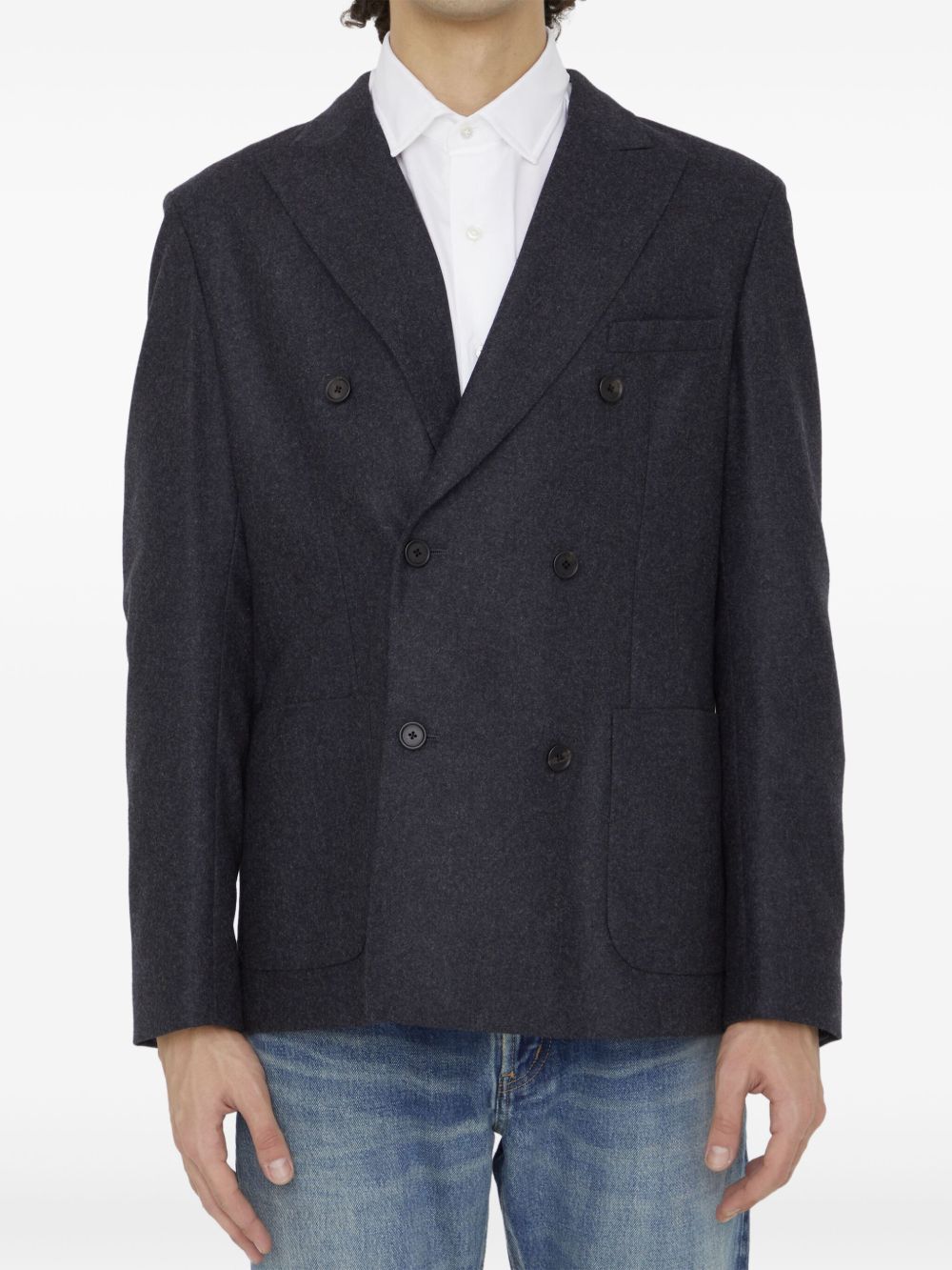 Wool blazer - Grey