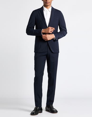Man Suit Navy Size 42 Polyester, Viscose