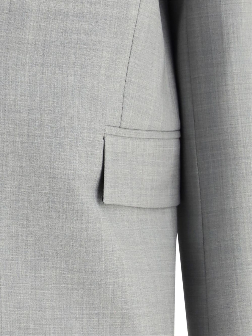 Wool Single-Breasted Jacket