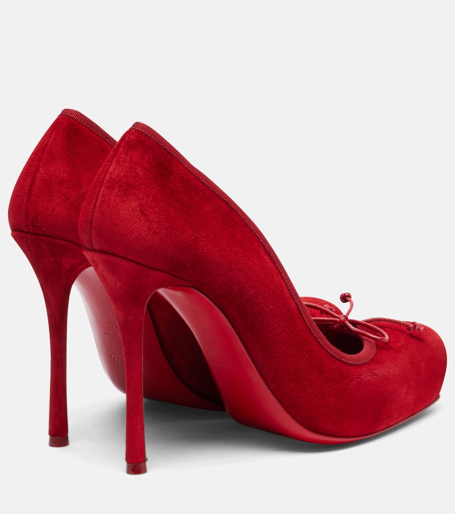 Cassia Nodo 100 suede pumps