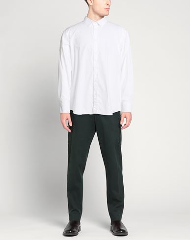 Man Shirt White Size 17 ½ Cotton, Elastane