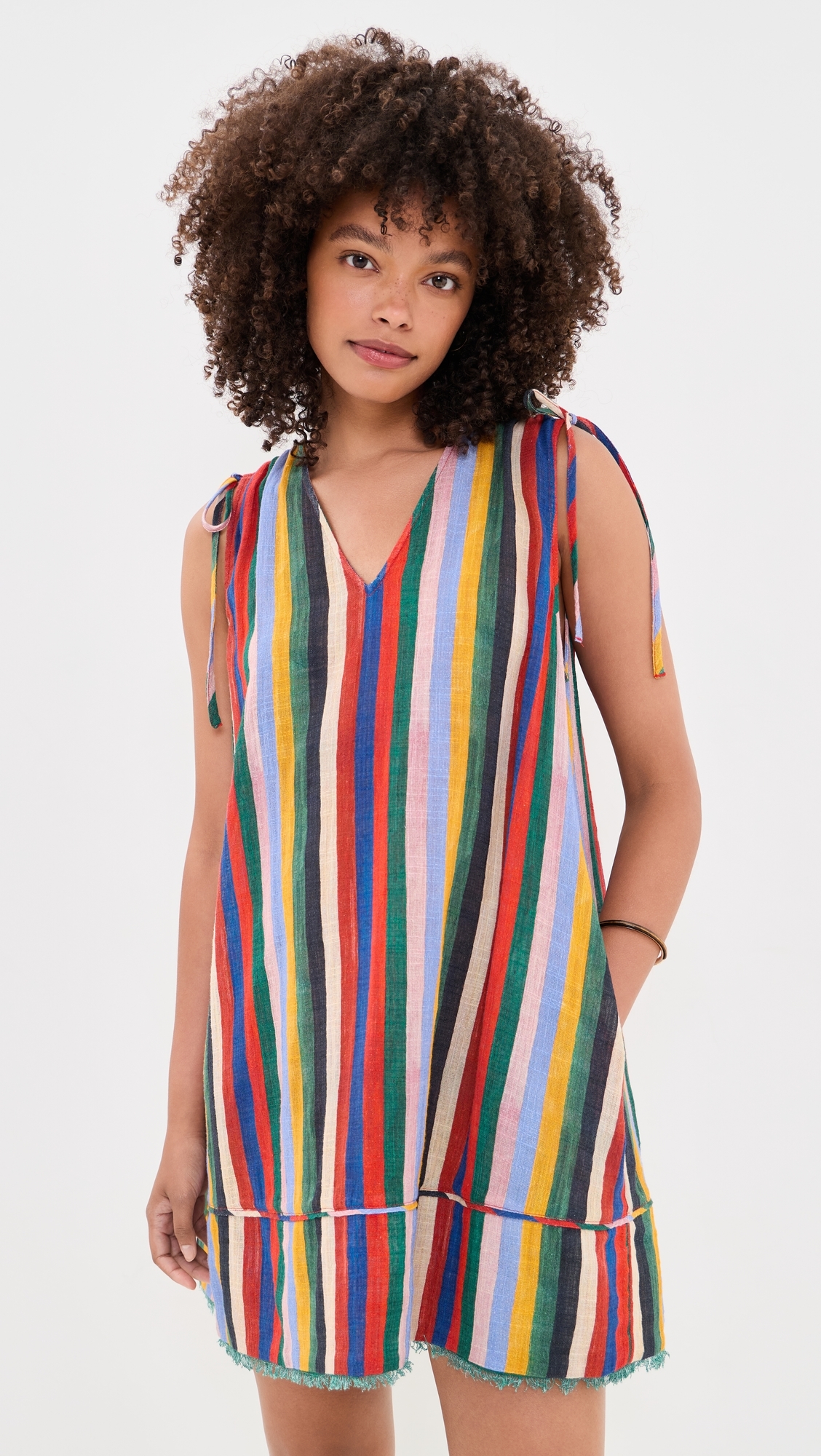 Elena Dress Artist Stripe