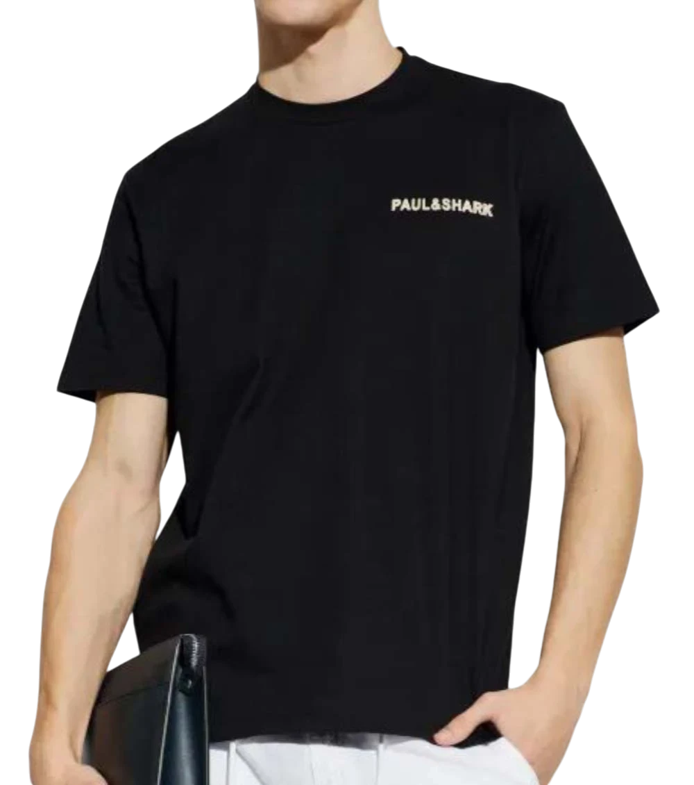 Shark-detail Cotton T-shirt