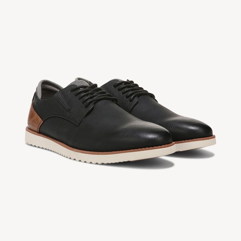 Men's Sync 2 Oxford Shoes Black DRSCH Leather