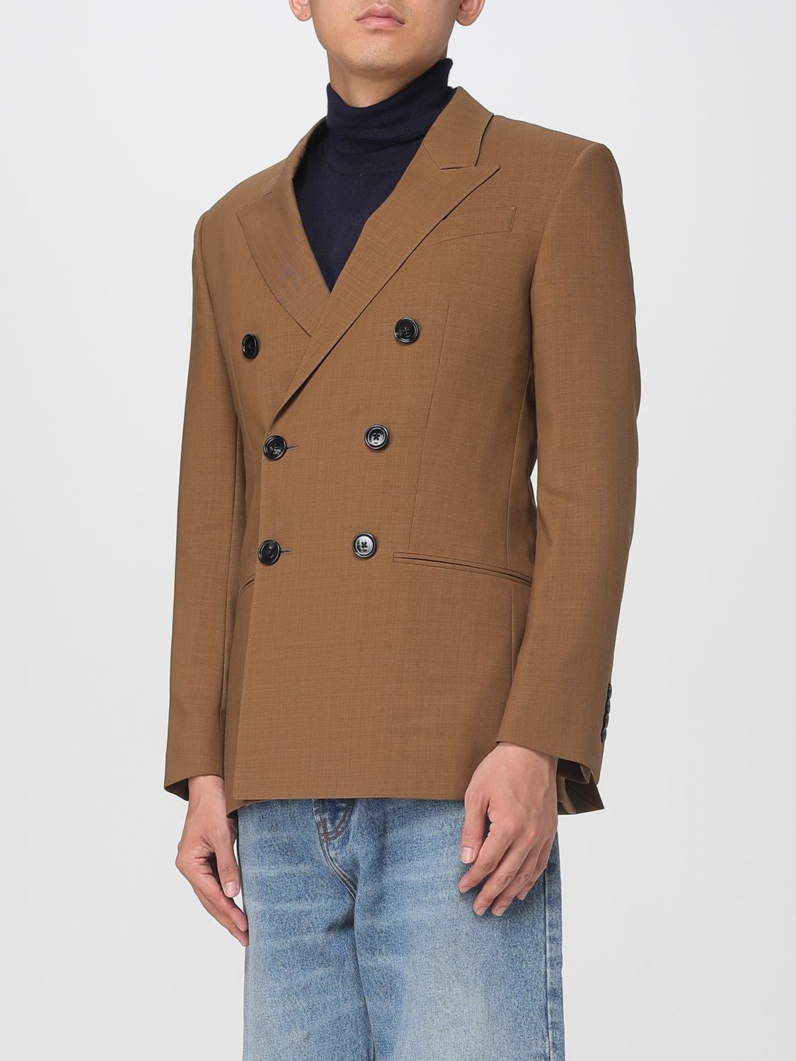 Blazer Men color Brown