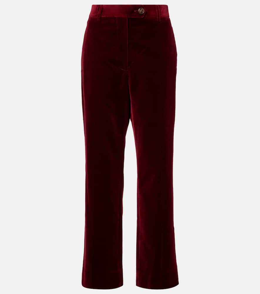 Blazé Milano Nana cotton velvet straight pants