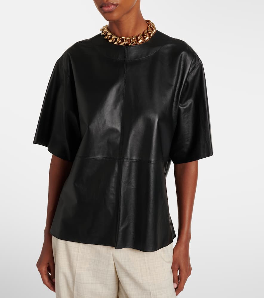Tanjic leather top