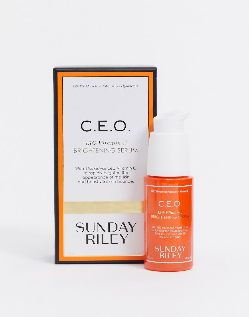 Sunday Riley CEO 15% Vitamin C Brightening Serum 30ml-Clear