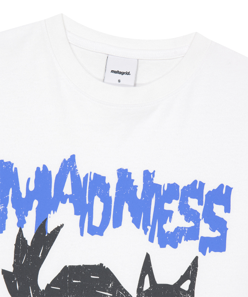 MADNESS CAT TEE WHITE