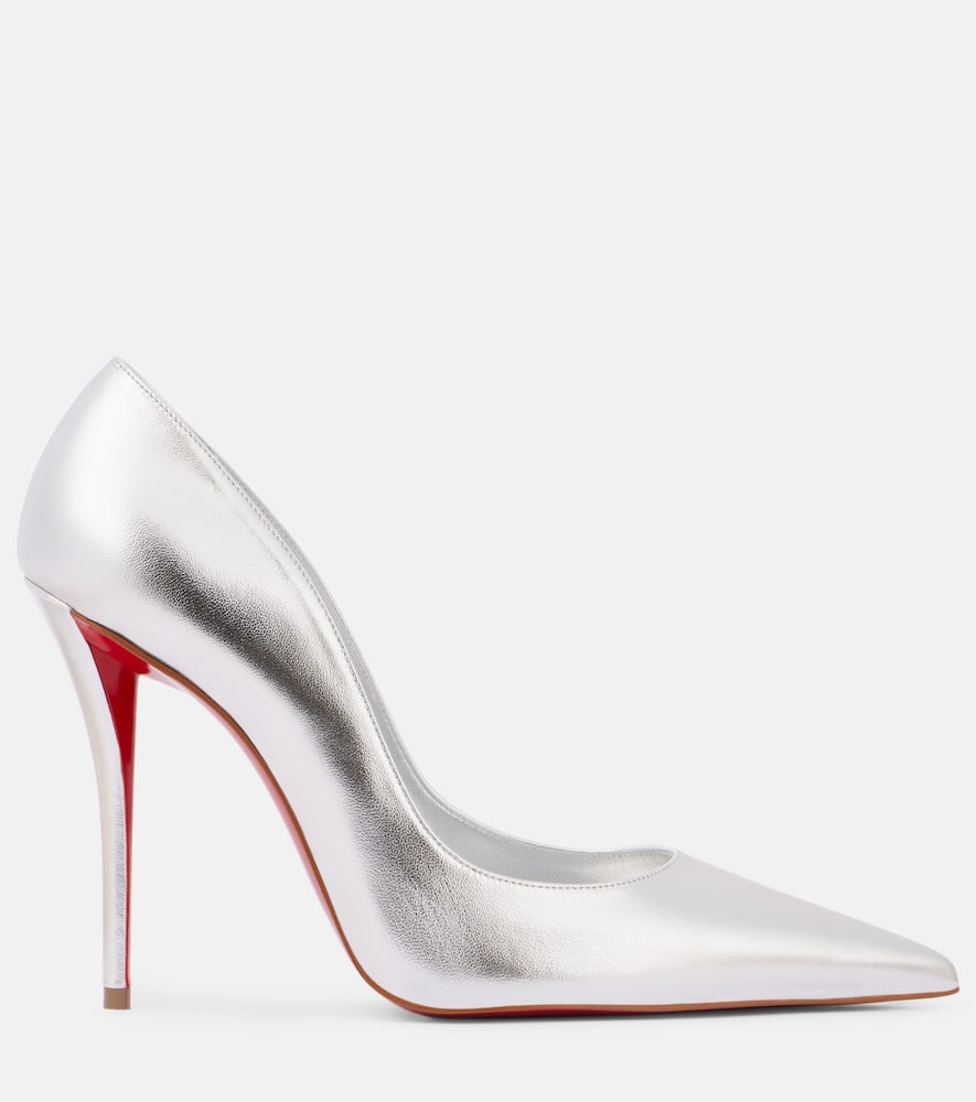 Christian Louboutin Miss Z 100 metallic leather pumps