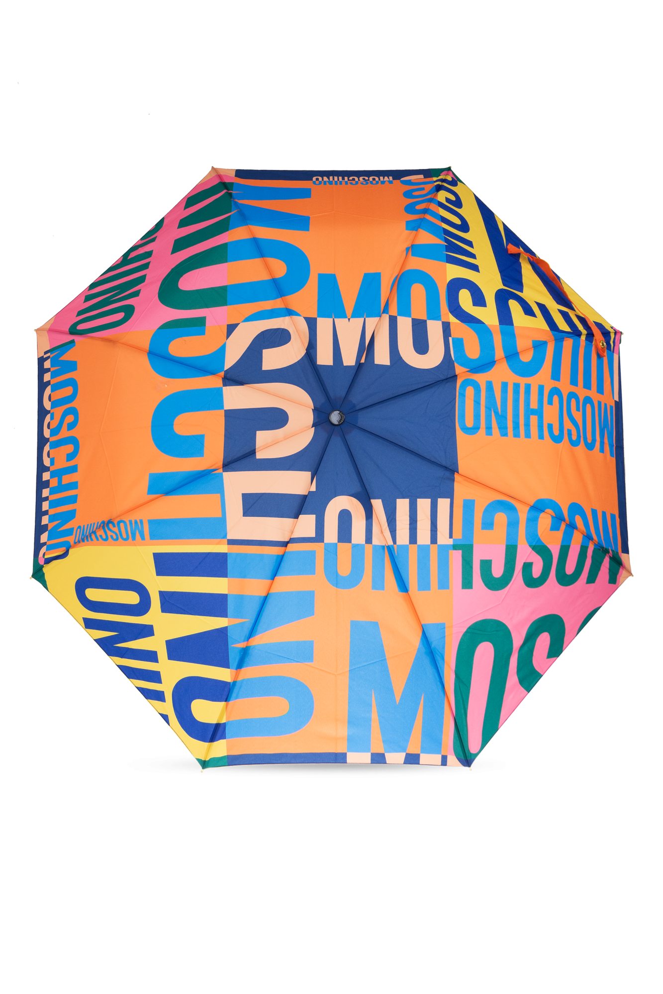 Folding Umbrella With Logo, Unisex, Multicolour