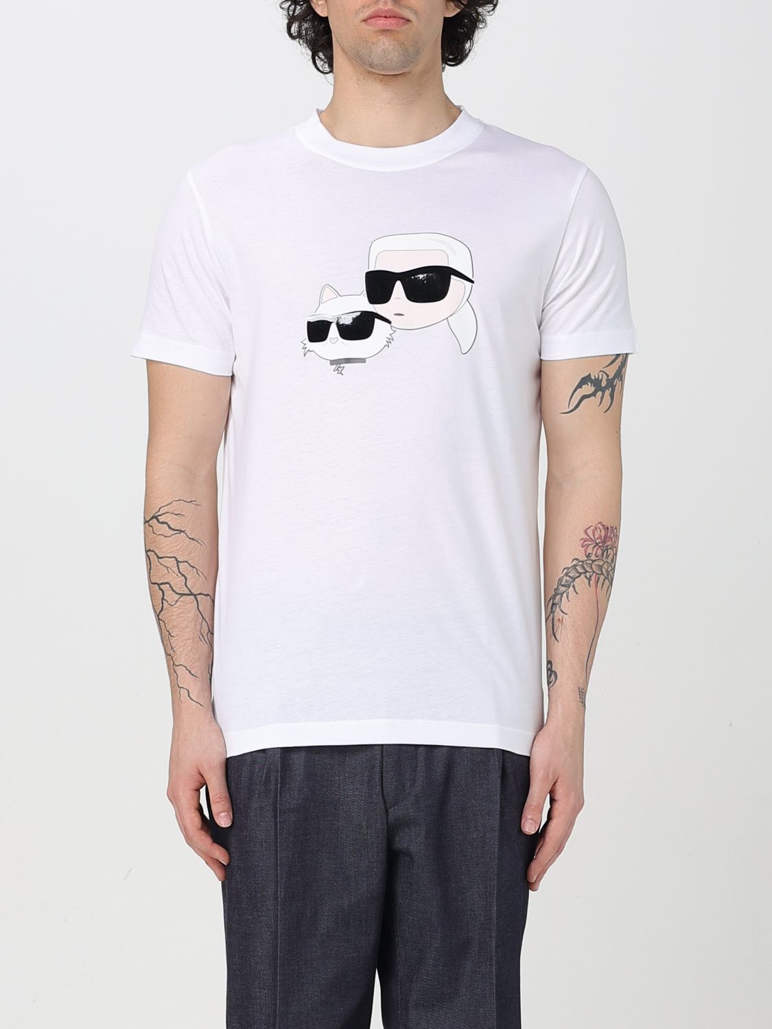 T-Shirt KARL LAGERFELD Men color White