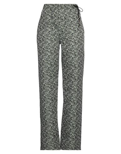 Woman Pants Green Size 16 Polyester, Cotton, Rayon, Nylon, Acrylic