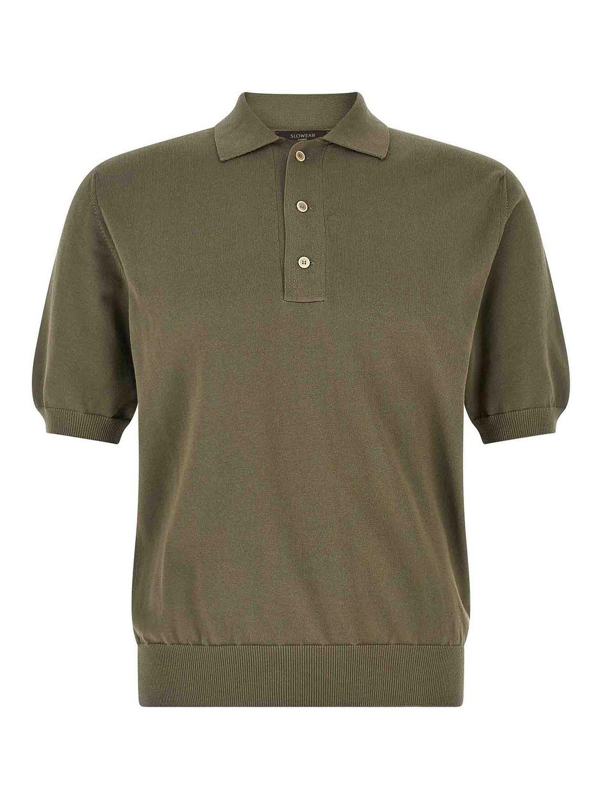 Cotton Knit Polo Shirt