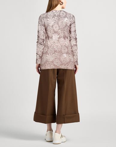 Woman Top Taupe Size XS Polyamide