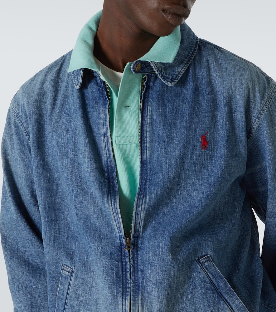Denim bomber jacket