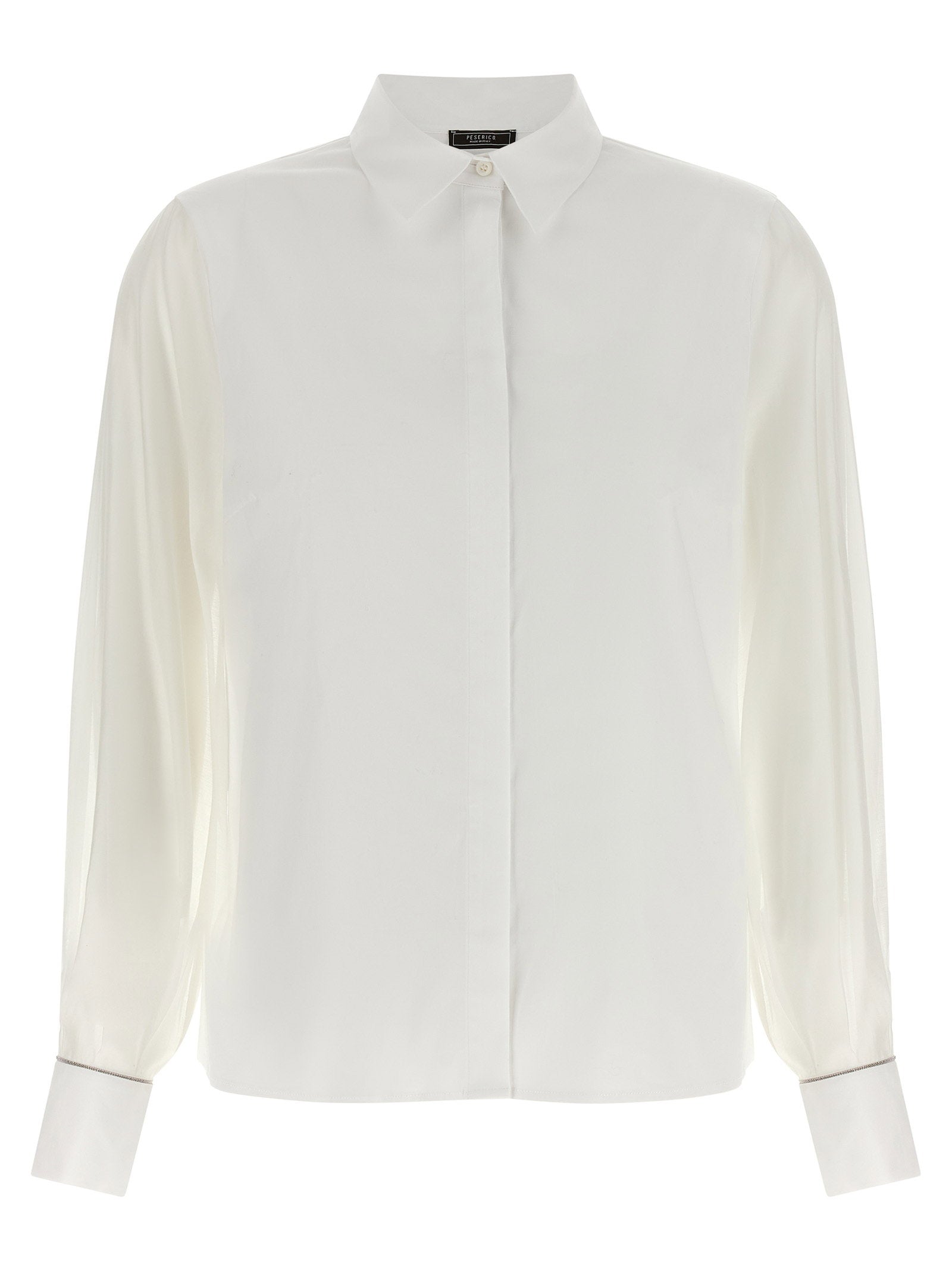 Stretch Cotton Shirt — White