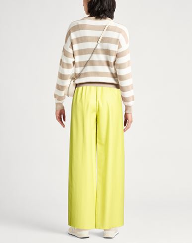 Forte_forte Woman Pants Lime green Size 00 Wool, Polyamide