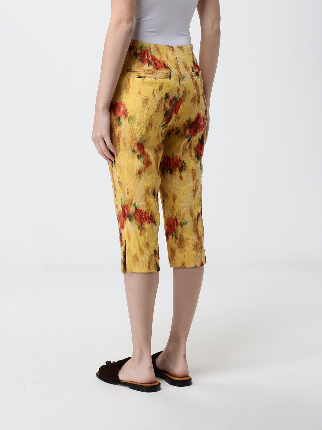 Pants Woman color Yellow