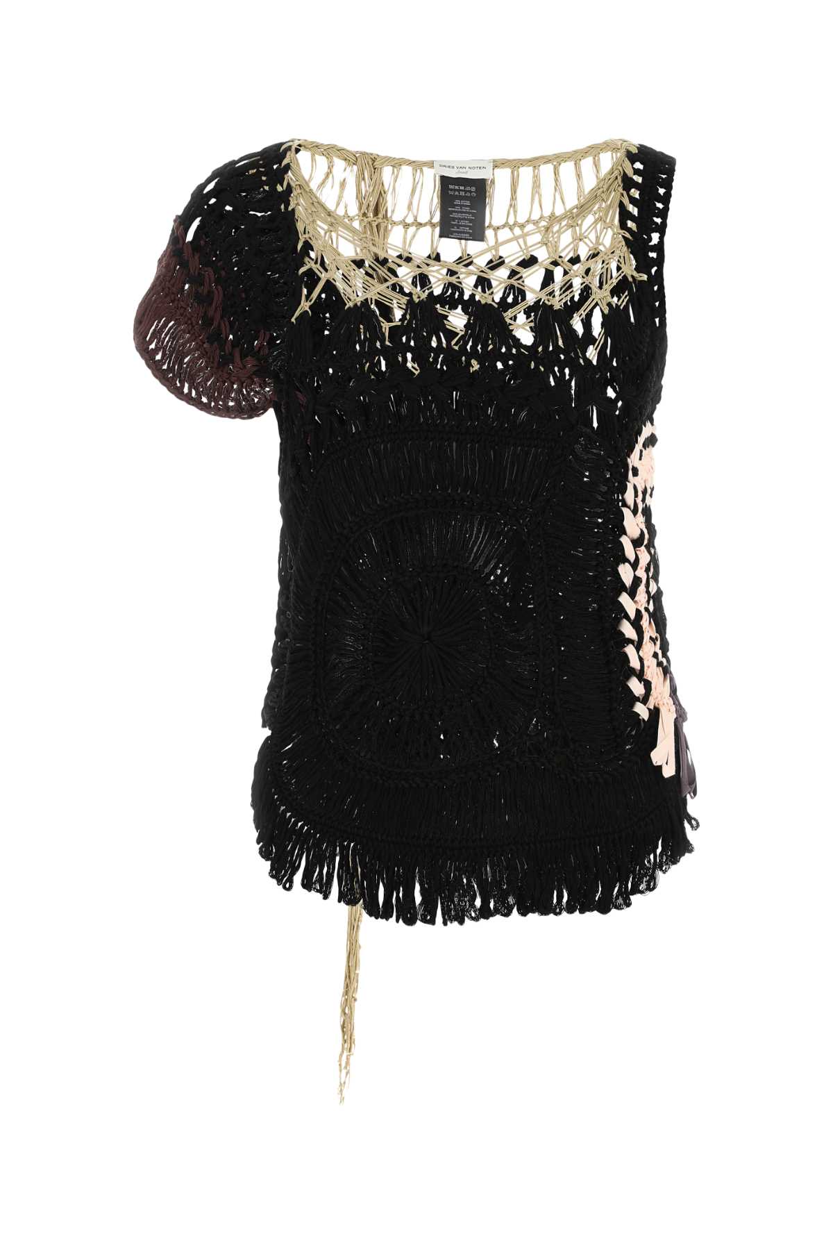 Crochet Sweater — Black