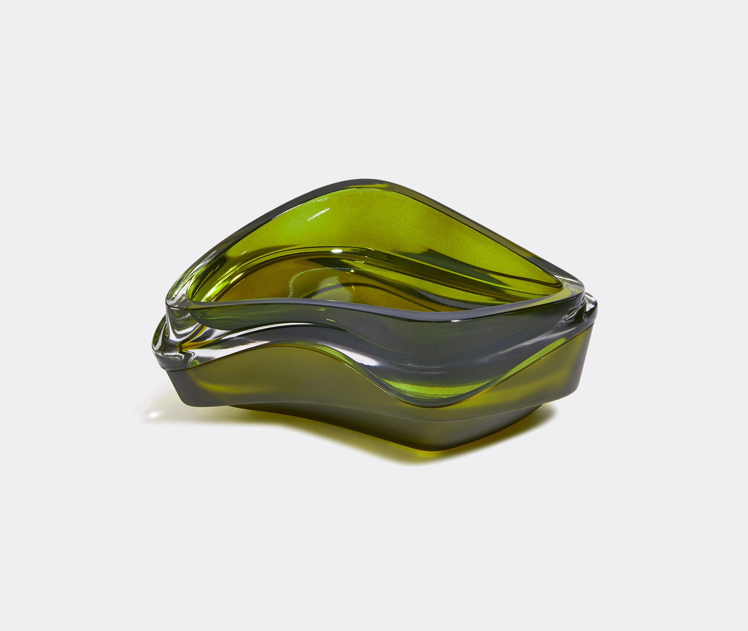 'plex' Vessel, Olive Green