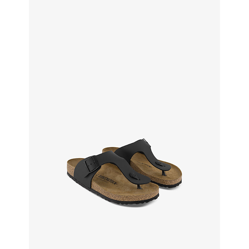 Mens BF Black Ramses Thong Woven Sandals