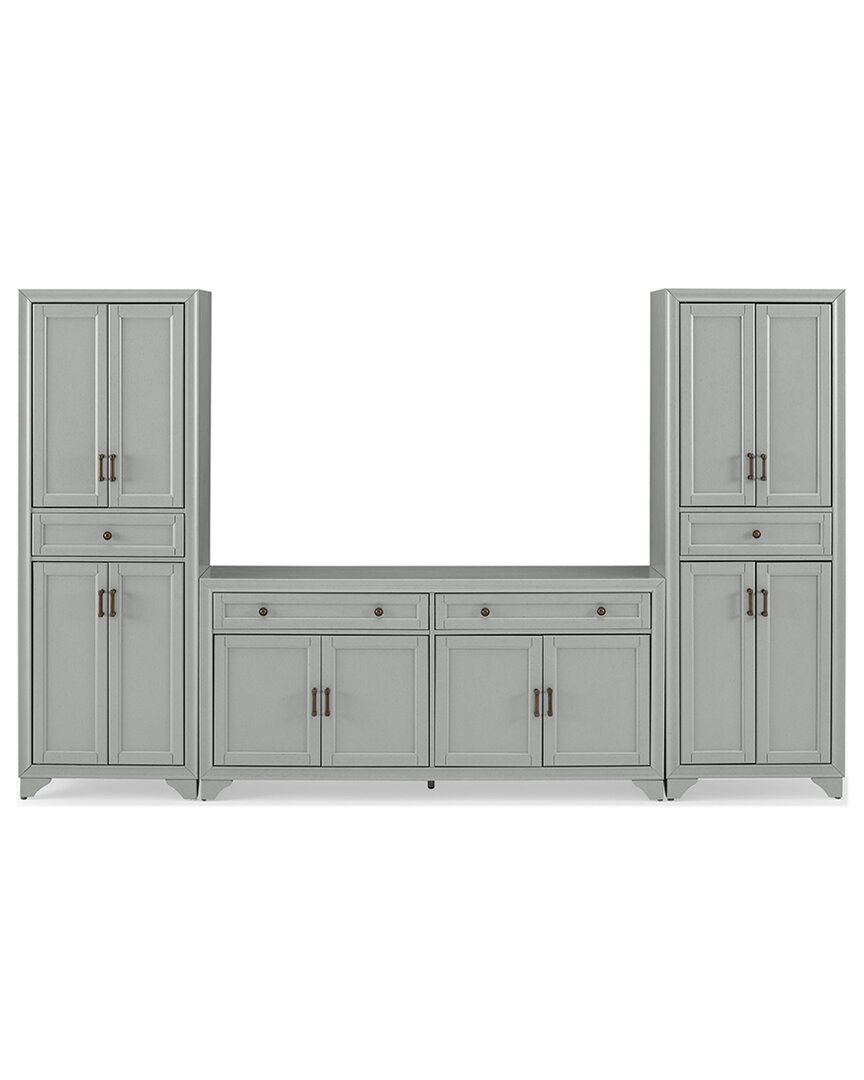 Furniture Tara 3Pc Sideboard And Pantry Set