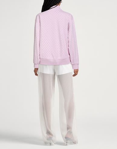 Woman Sweatshirt Pink Size M Cotton