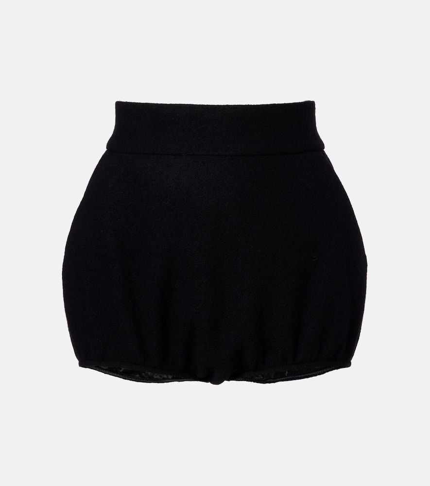 Virgin wool shorts