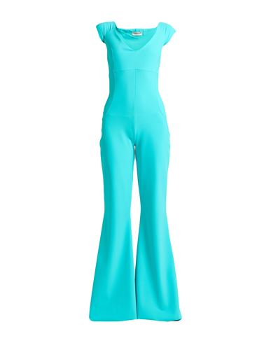 Woman Jumpsuit Turquoise Size 8 Polyamide, Elastane