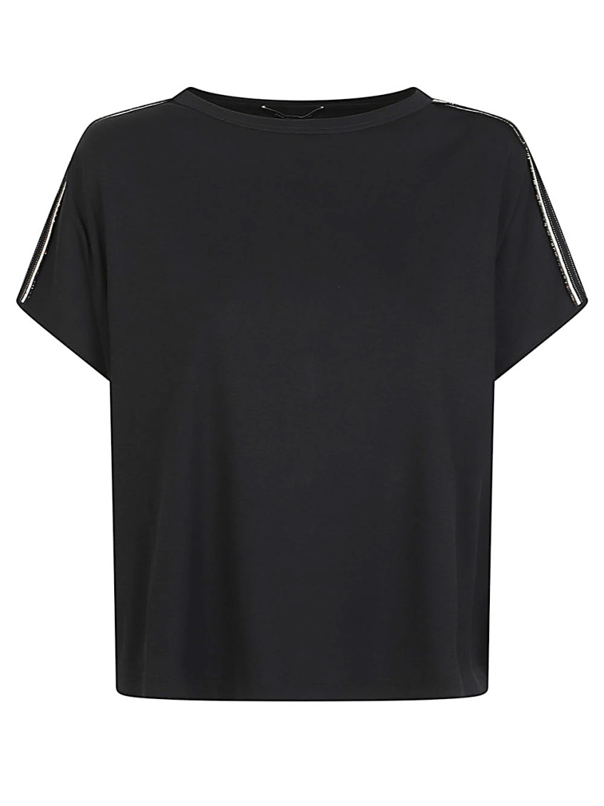 Black Round Neck T-Shirt