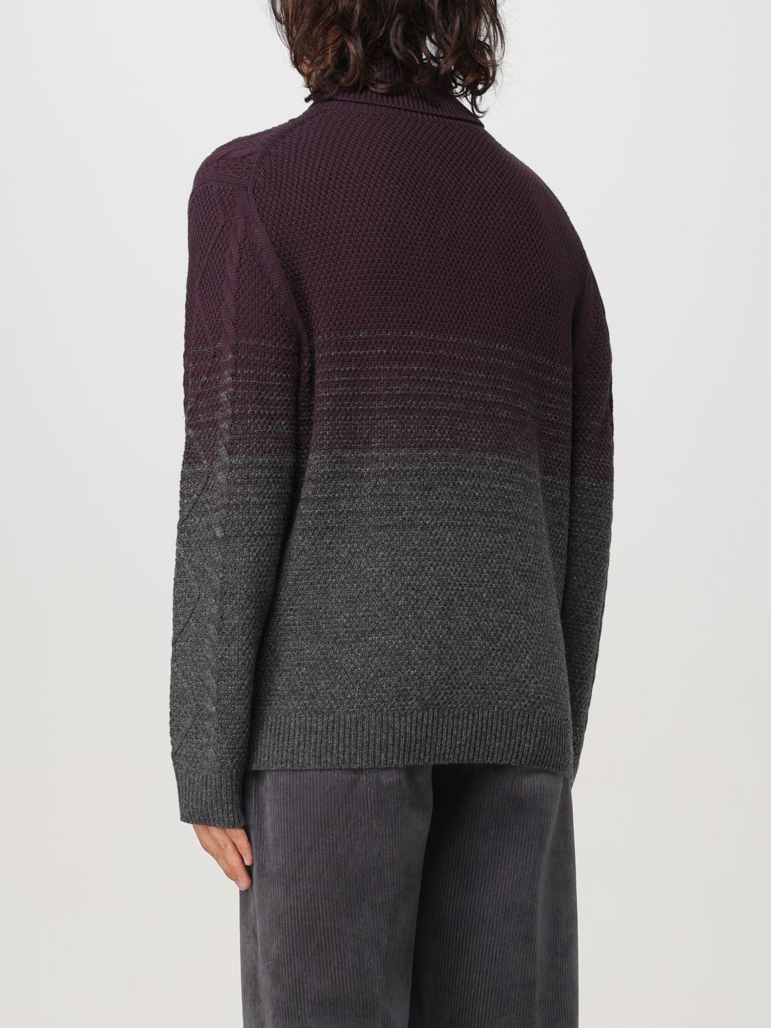 Roll-neck jumper - Purple