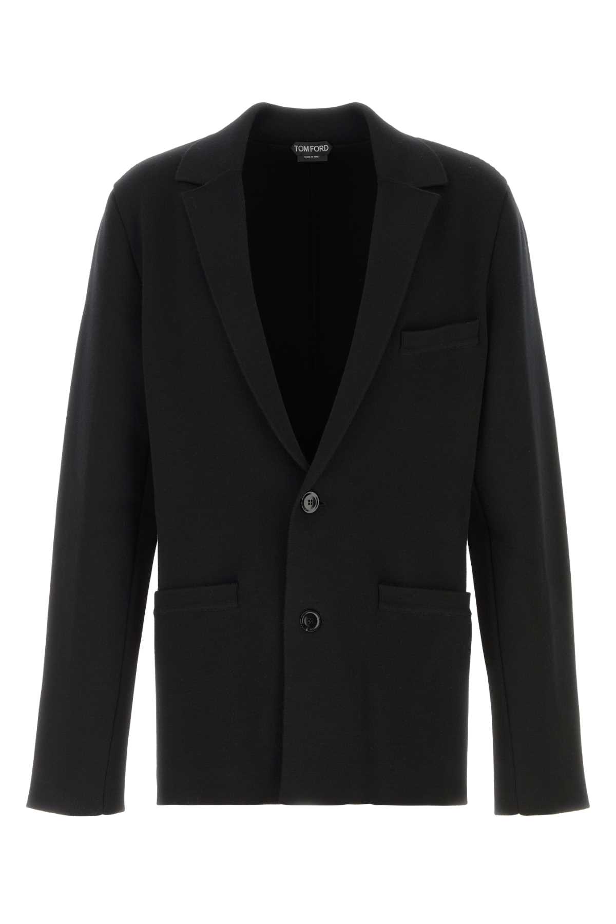 Tom Ford - stretch wool blend single breasted blazer