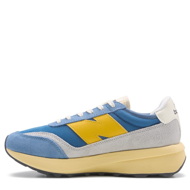 Men's 370 Retro Sneakers (Blue/Yellow)