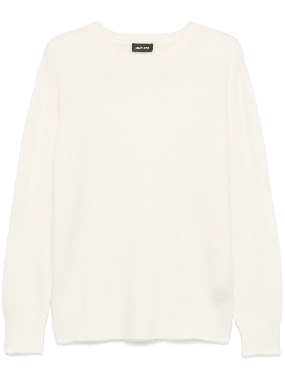 Crew-neck sweater - White
