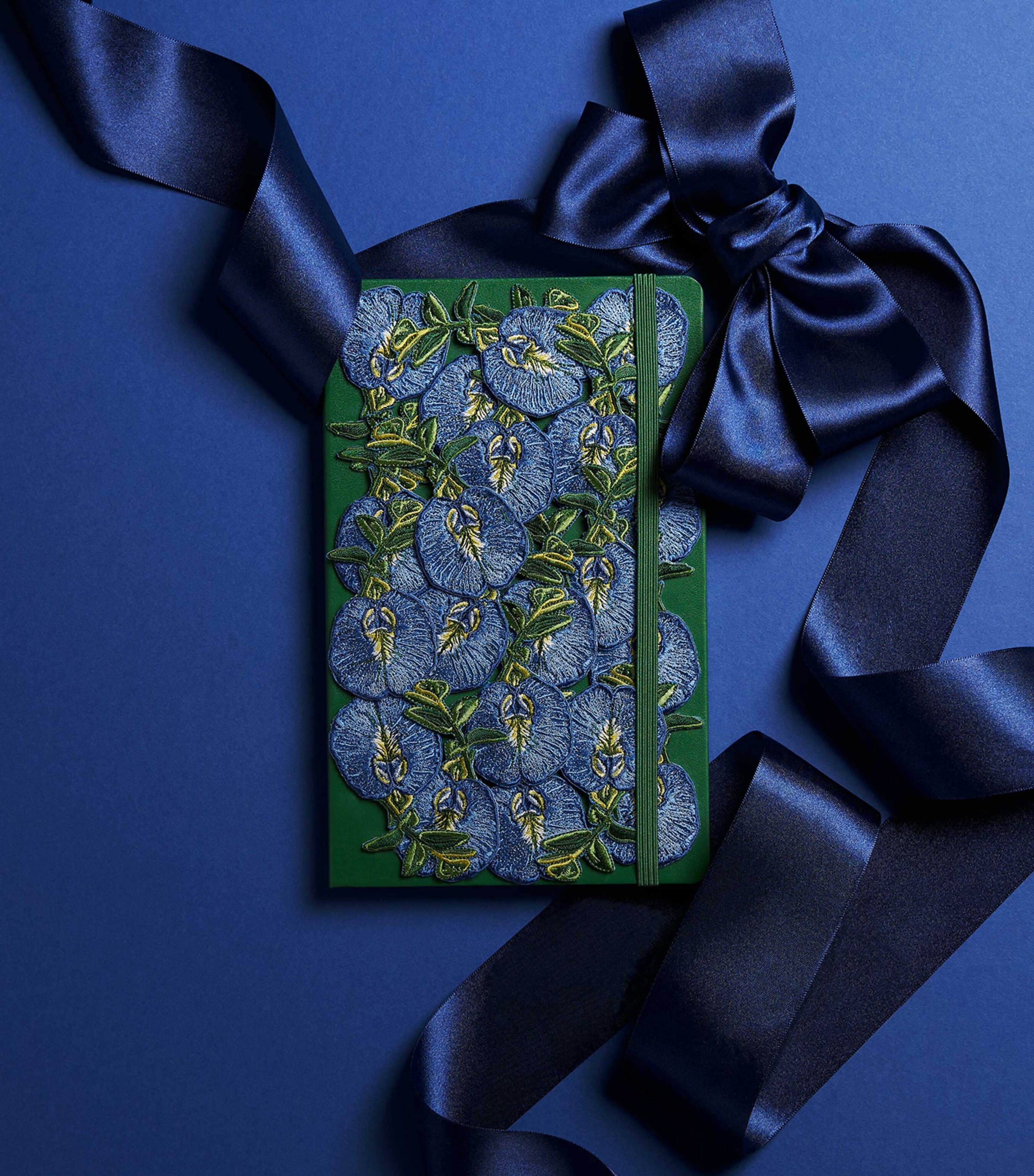 Large Haute Couture Collection Clitoria Blue Notebook