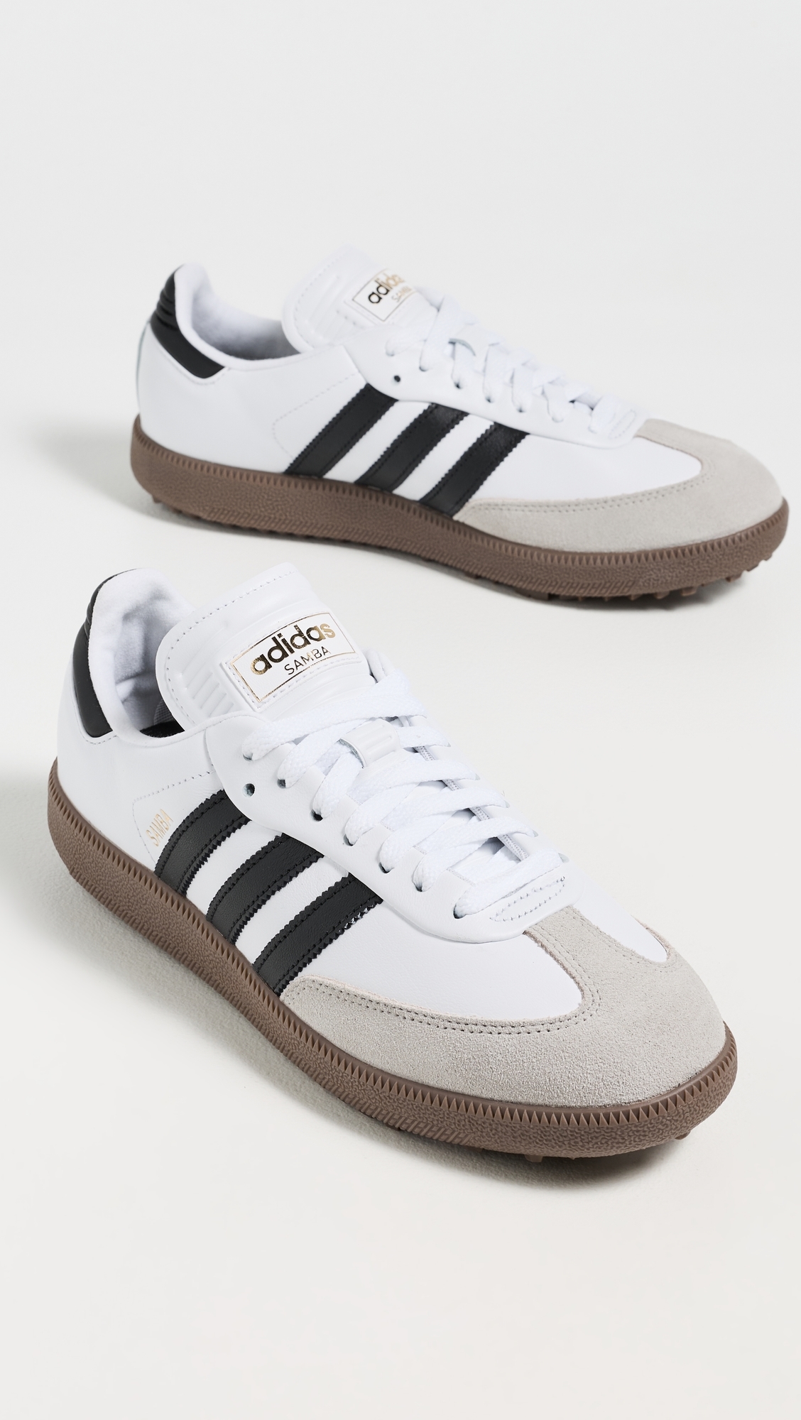 Samba Spikeless Golf Shoes Ftwr White/Core Black/GumW