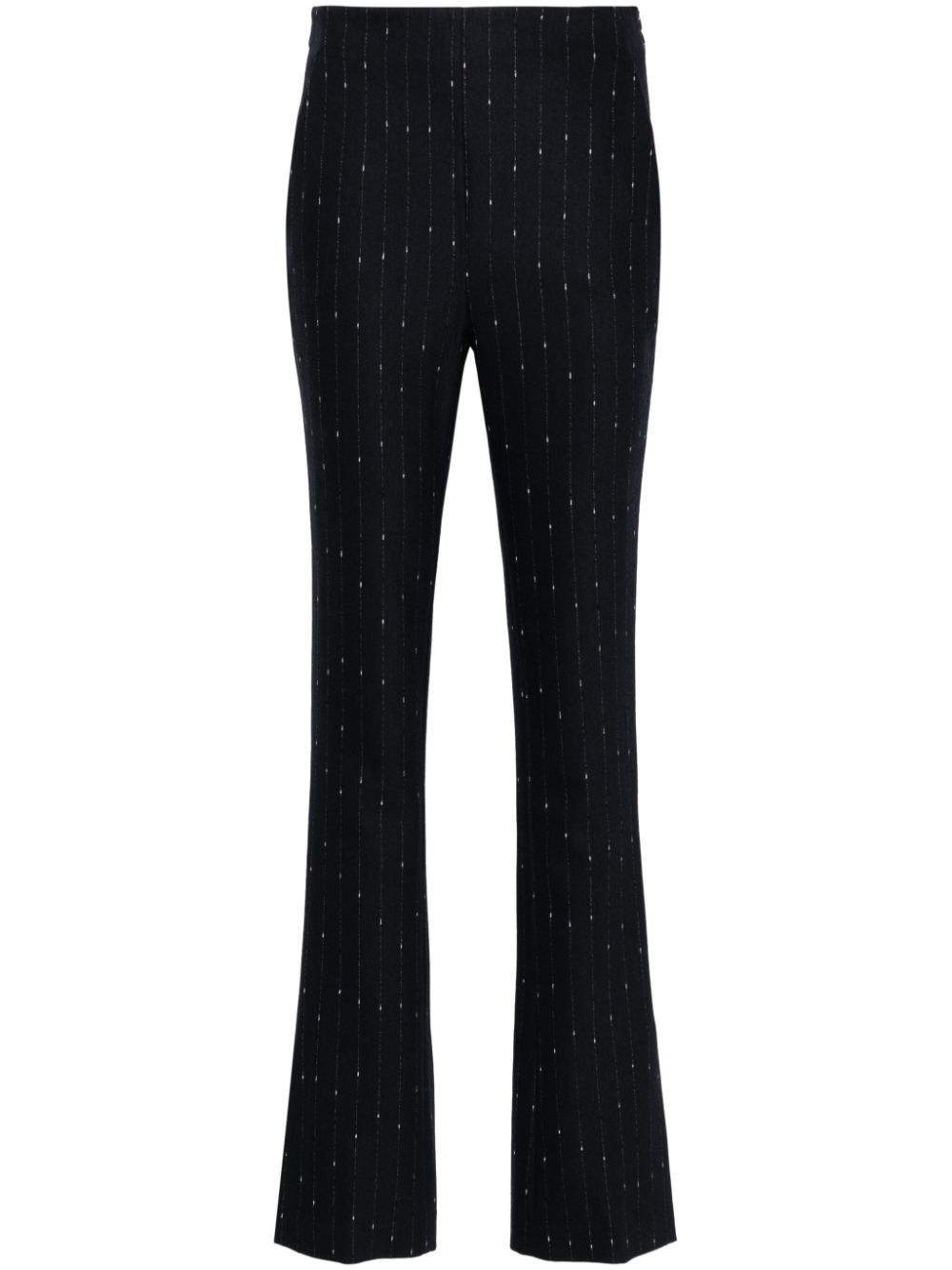 Pinstriped tailored trousers - Blue