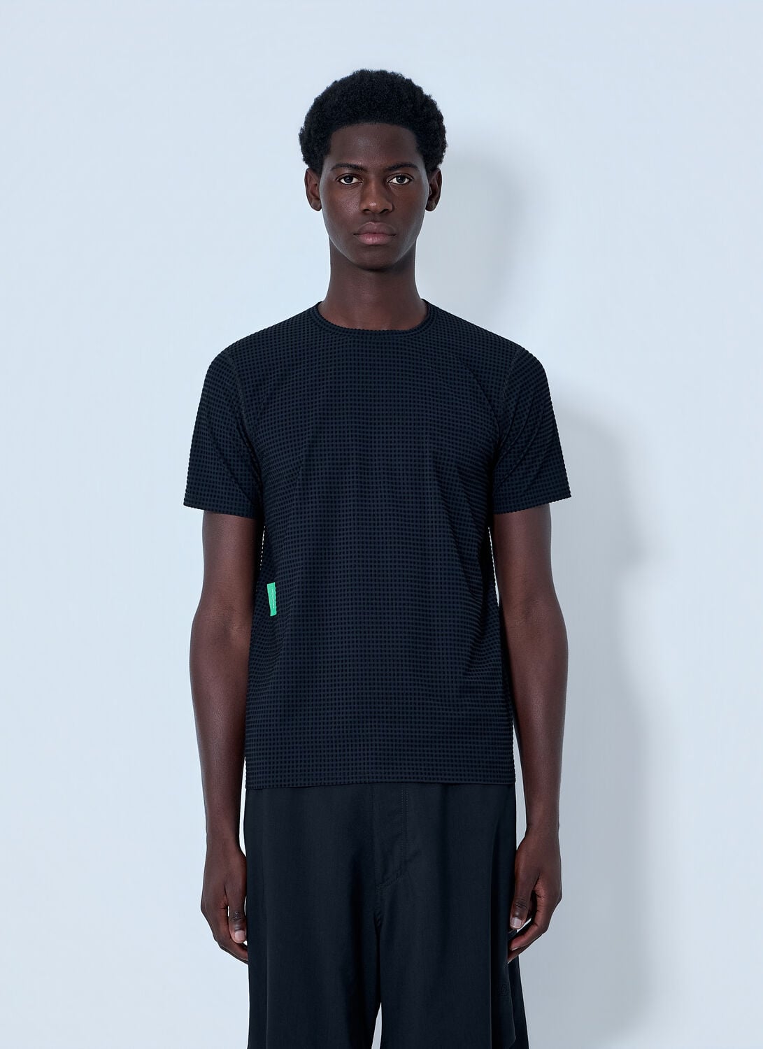 Textured Crewneck T-shirt - Man T