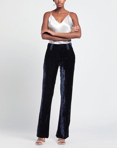 Forte_forte Woman Pants Midnight blue Size 1 Viscose, Polyamide, Silk
