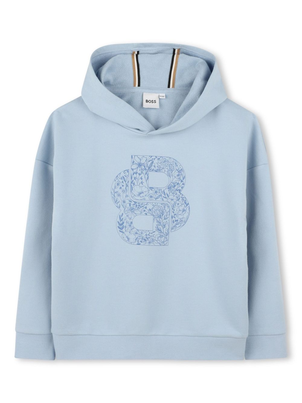 Double B-print hoodie - Blue
